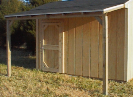 4' x 12' Front Lean-To