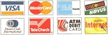 Major Credit Cards Accepted