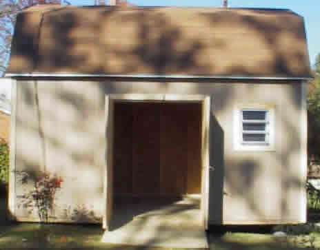 Barn 10'x16'x13' Open Doors