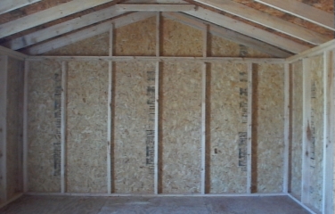 Inside A 12' Wide Gable